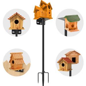 lot 20101 image: AHRLHR 80 Inch Adjustable Bird Feeder Pole,Bird House Pole Suitable for Feeders & Birdhouse,Weather Station,Heavy-Duty Rustproof Design,Enhance Outdoor Decor & Birdwatching Experience - Retail $20