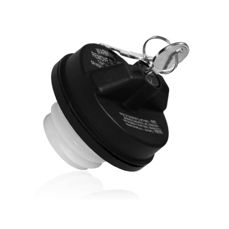 lot 58091 image: Locking Gas Cap Fuel Tank with Key, Gas Cap Lock Locking Fuel Cap Cover Replacement for Toyota 4Runner, Chevy Silverado 1500 2500 3500, Nissan GMC Honda Subaru Buick #10504 77300-47020 - Retail $10