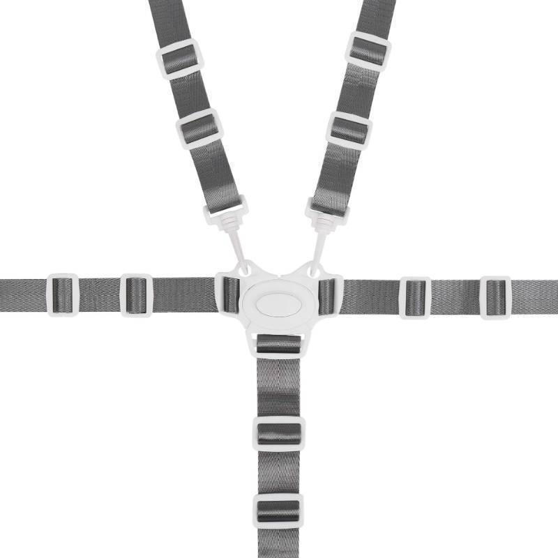 lot 24814 image: High Chair Straps, Replacement 5 Point Harness Straps Belt for Stroller High Chair Pram Buggy Children Kid - Retail $9
