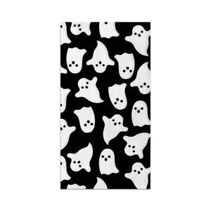 lot 18083 image: 100Pcs Halloween Paper Guest Napkins Ghost Boo Disposable Hand Towel - Retail $17