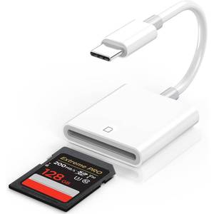 lot 18140 image: USB C SD Card Reader, Type C Digital Camera Adapter - Retail $16