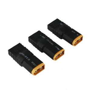 lot 18142 image: 3pcs Compatible with TRX Female to XT60 Male Connector Adapter for Zippy Revo Slash(Pack of 3) - Retail $9
