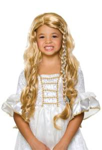 lot 18172 image: Rubies Glamorous Princess Wig for Kids, Girls No Size - Retail $18