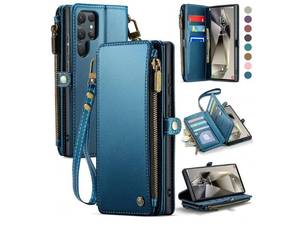 lot 18212 image: Samsung Galaxy S26 5g Wallet Case Blue RFID Blocking - Retail $30