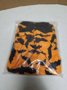 lot 18217 image: Dog Pajamas Halloween Orange Bat Dog Pjs Pet Pajamas Halloween Doggy Costumes Fleece Doggie Sweater Holiday Party Clothes Puppy Pet Apparel for Chihuahua Yorkie Doggie Rompers Bodysuit Bat Small - Retail $10