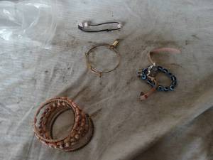 lot 38012 image: Lot of Bracelets, Baseball Bracelet, Evil Eye Bracelet, Padlock Bracelet and more
