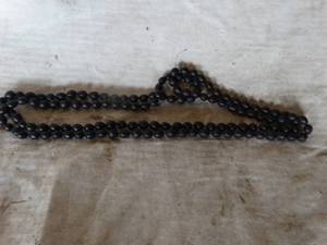 lot 38028 image: Black Bead Necklace
