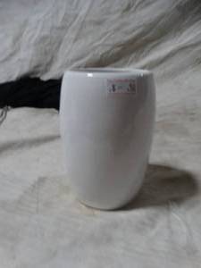 lot 36068 image: Small white vase