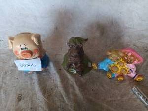 lot 36265 image: Lot of 3 Cute Animal Figurines