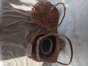 lot 36271 image: Lot of Multiple Wicker Baskets in various styles