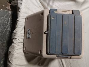 lot 36302 image: Plastic Storage Container For Animal Feed.