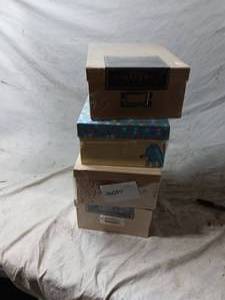 lot 36084 image: 4 Photo storage decorative boxes still in wrappers