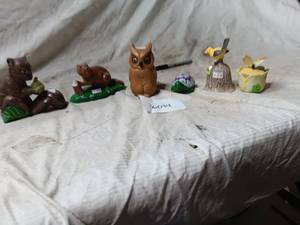 lot 36094 image: 6 animalbug figurines