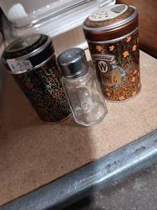 lot 36107 image: 1987 Vintage Watkins Limited edition collector spice tins