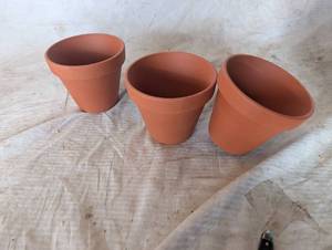 lot 36112 image: Classic Orange Clay pots