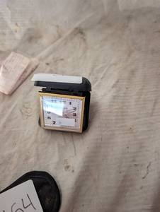 lot 36153 image: VIntage Equity Gold Vintage Travel alarm with built in case watch
