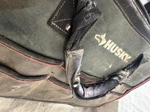 lot 36219 image: Husky Tool Bag With Misc Tools.