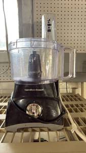 lot 52360 image: Hamilton Beach Food Processor with Blender Attachment