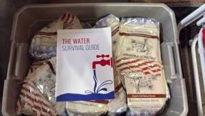 lot 52402 image: Patriot Pantry Emergency Food Supply Lot with Water Survival Guide
