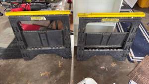 lot 52411 image: Storehouse Folding Sawhorse Pair