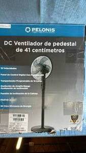 lot 2001 image: Pelonis 16-Inch Pendant Ceiling Fan with Remote Control