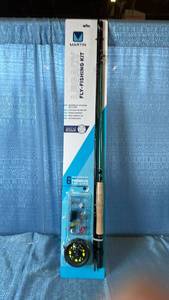 lot 2028 image: Martin Legacy 8ft 3pc 56 WT Fly Fishing Kit with Reel
