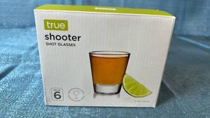 lot 2036 image: true Shooter Shot Glasses Set of 6 1.5 oz 44 ml