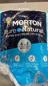 lot 2043 image: Morton Pure and Natural Water Softener Crystals 40 lb