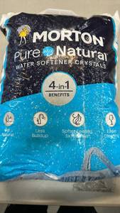 lot 2045 image: Morton Pure and Natural Water Softener Crystals 40 lb