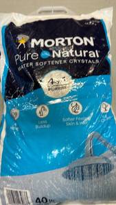 lot 2047 image: Morton Pure and Natural Water Softener Crystals 40 lb