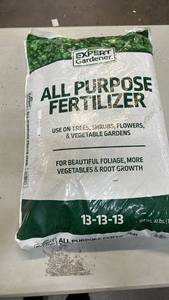 lot 2054 image: Expert Gardener All Purpose Fertilizer 13-13-13 40 lbs