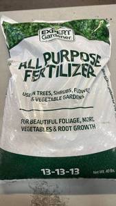 lot 2060 image: Expert Gardener All Purpose Fertilizer 13-13-13 40 lbs