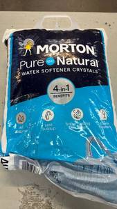 lot 2064 image: Morton Pure and Natural Water Softener Crystals 40 lb