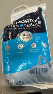 lot 2068 image: Morton Pure and Natural Water Softener Crystals 40 lb