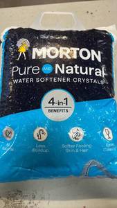 lot 2070 image: Morton Pure and Natural Water Softener Crystals 40 lb