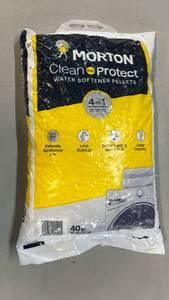 lot 2094 image: Morton Clean and Protect Water Softener Pellets 40 lb