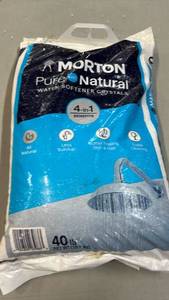 lot 2098 image: Morton Pure Natural Water Softener Crystals 40 lb