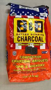 lot 2100 image: B&B Competition Charcoal Briquets Oak & Hickory 17.6 lb