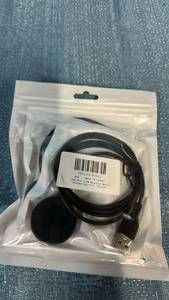 lot 2154 image: 3.5W Wireless Watch Charger USB Port 3 Piece Set Black