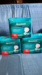 lot 3012 image: Assurance Unisex Bariatric Brief XL Ultimate Absorbency 15 Count Lot of 3