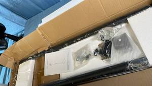 lot 3026 image: Uyoyous Adjustable T-Stand Display with Base and Hardware