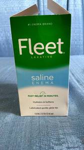 lot 3087 image: Fleet Laxative Saline Enema for Adult Constipation - 4.5 fl oz 4ct