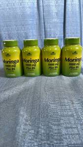 lot 3088 image: ALFA Moringa 1000 mg Plus B6 Dietary Supplement 100 Capsules Lot of 4