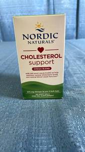 lot 3092 image: Nordic Naturals Cholesterol Support Supplements Softgels - 60ct Non-GMO, Dietary, Gluten-Free, Lactose-Free