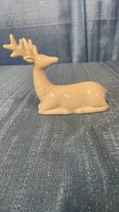 lot 3097 image: Ceramic Deer Figurine with UPH 600818 Label