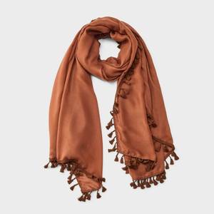 lot 3112 image: Tassel Edge Detail Parao Wrap Scarf - Universal Thread Orange