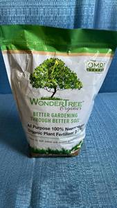 lot 8071 image: WonderTree Organics All Purpose 100% Neem Organic Plant Fertilizer 2-1-1 4 lbs