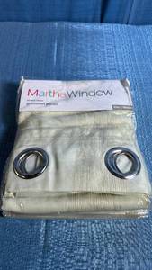 lot 8085 image: Martha Window Sunset Sheer Grommet Panel 50 x 63 in - 2 Pack