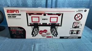 lot 8095 image: ESPN Pro Competition Dual Hoop with Electronic Scoring & Sounds