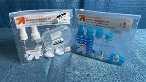 lot 8110 image: up&up TSA Compliant Travel Container Kit 6 Pack